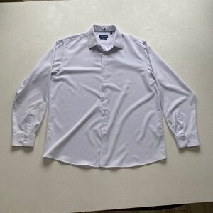 Nautica Slim Fit White Dress Shirt Men’s XL 17–17.5 Button Down